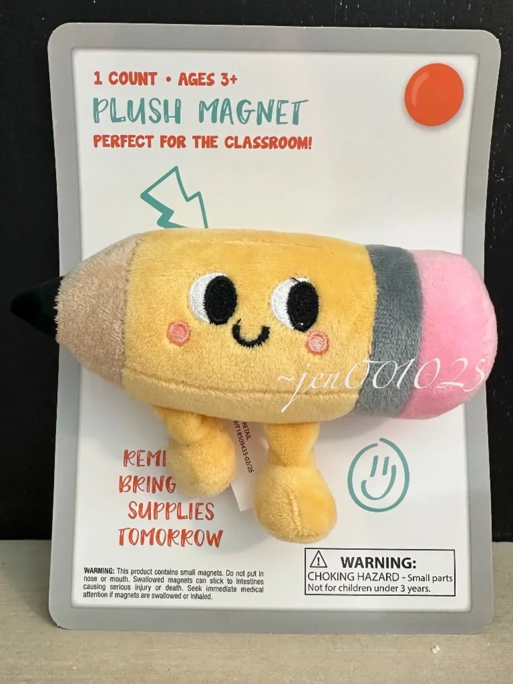 Target Bullseye Playground Plush Magnets Back to School Classroom Decor Set of 4
